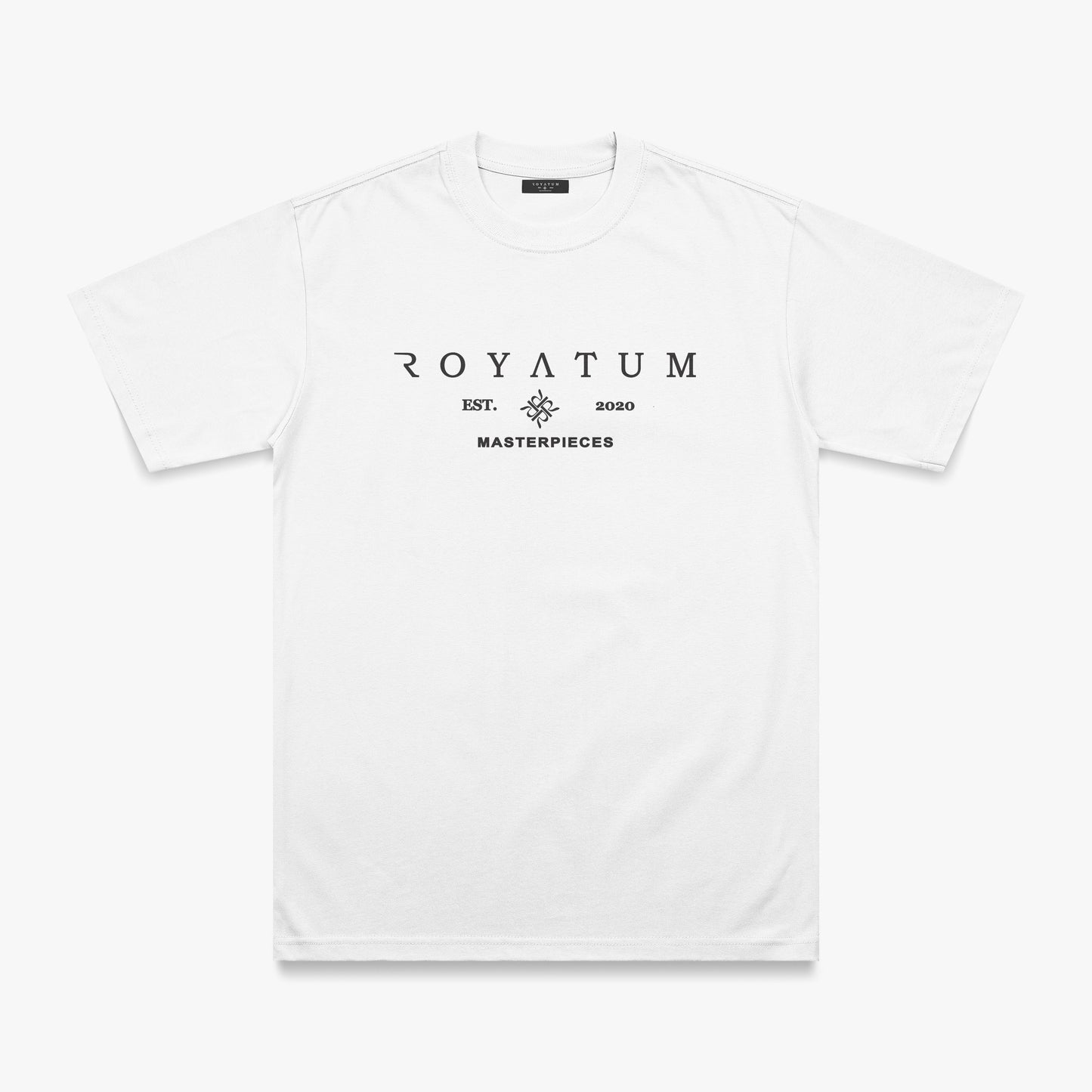 T SHIRT REFULAR FIT ROYATUM ROYATUM ENIGMA BLANCA/NEGRA