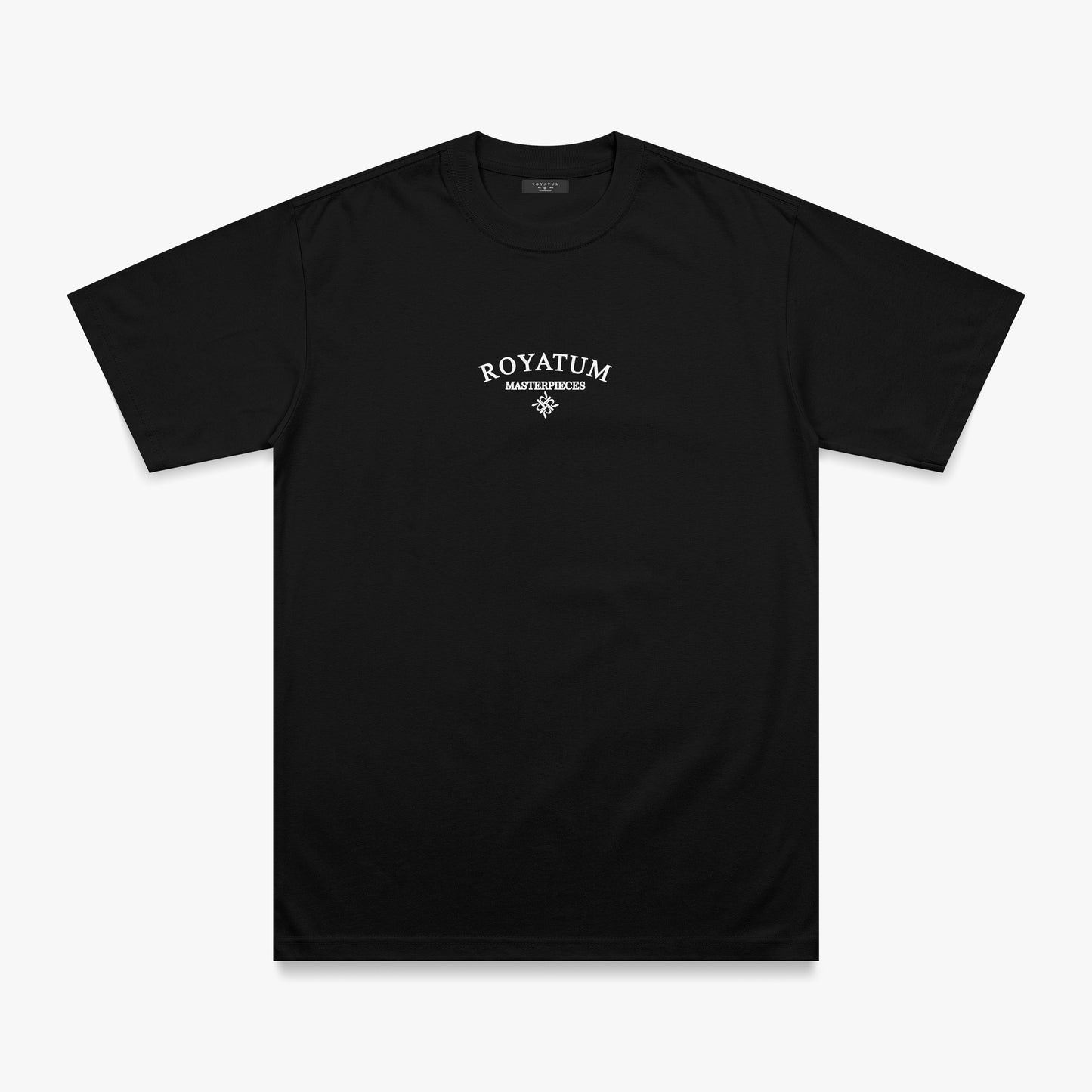 T SHIRT REFULAR FIT ROYATUM ENIGMA NEGRO/BLANCO