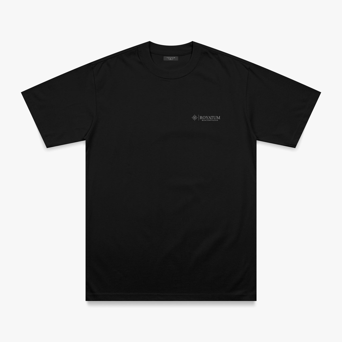 T SHIRT REFULAR FIT ROYATUM GENESIS NEGRO/GRIS