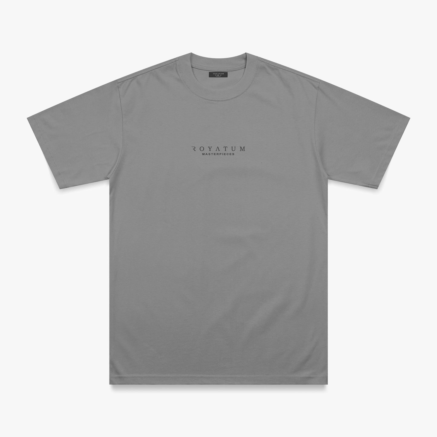 T SHIRT REFULAR FIT ROYATUM GENESIS GRIS/NEGRO