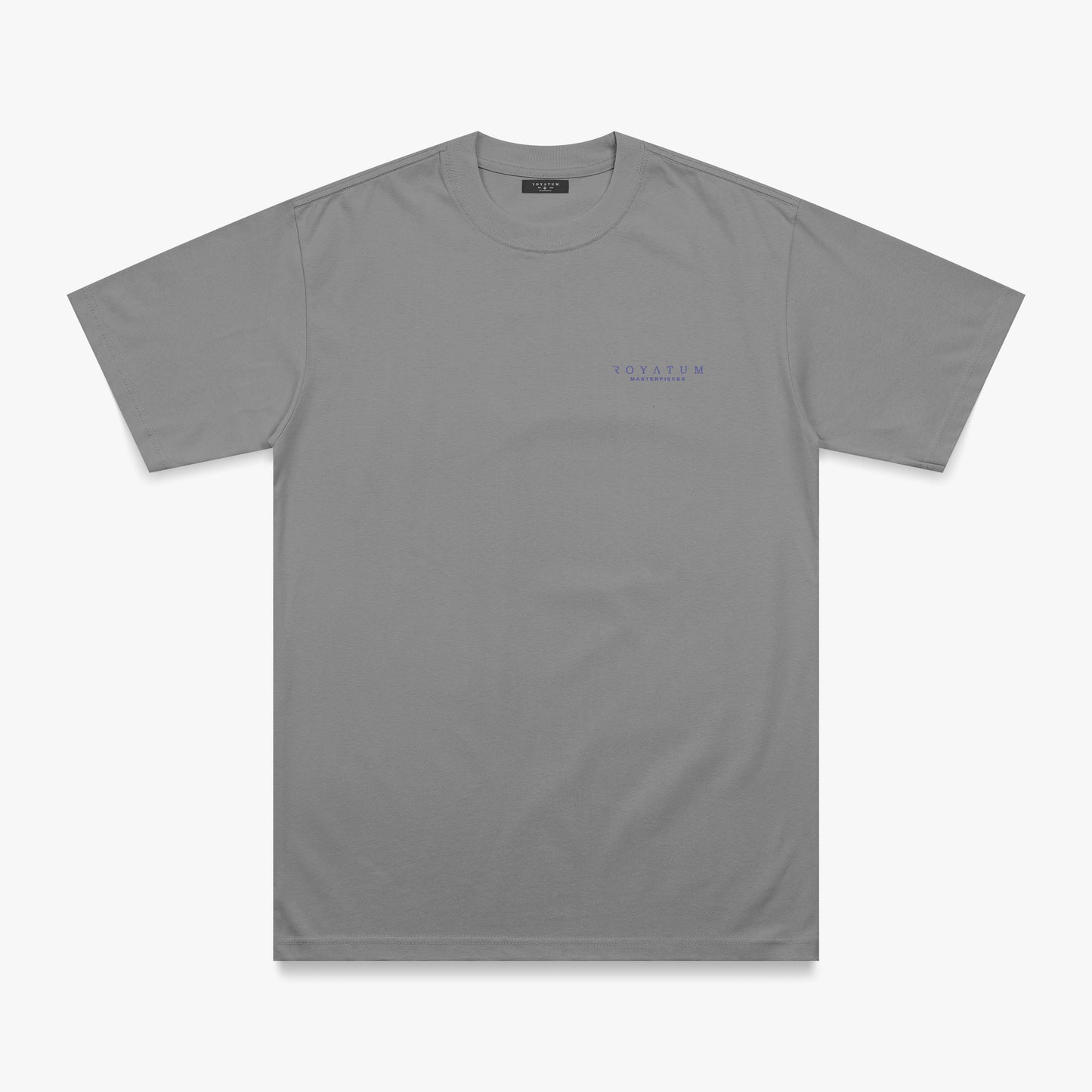 T SHIRT REFULAR FIT ROYATUM GENESIS GRIS/AZUL
