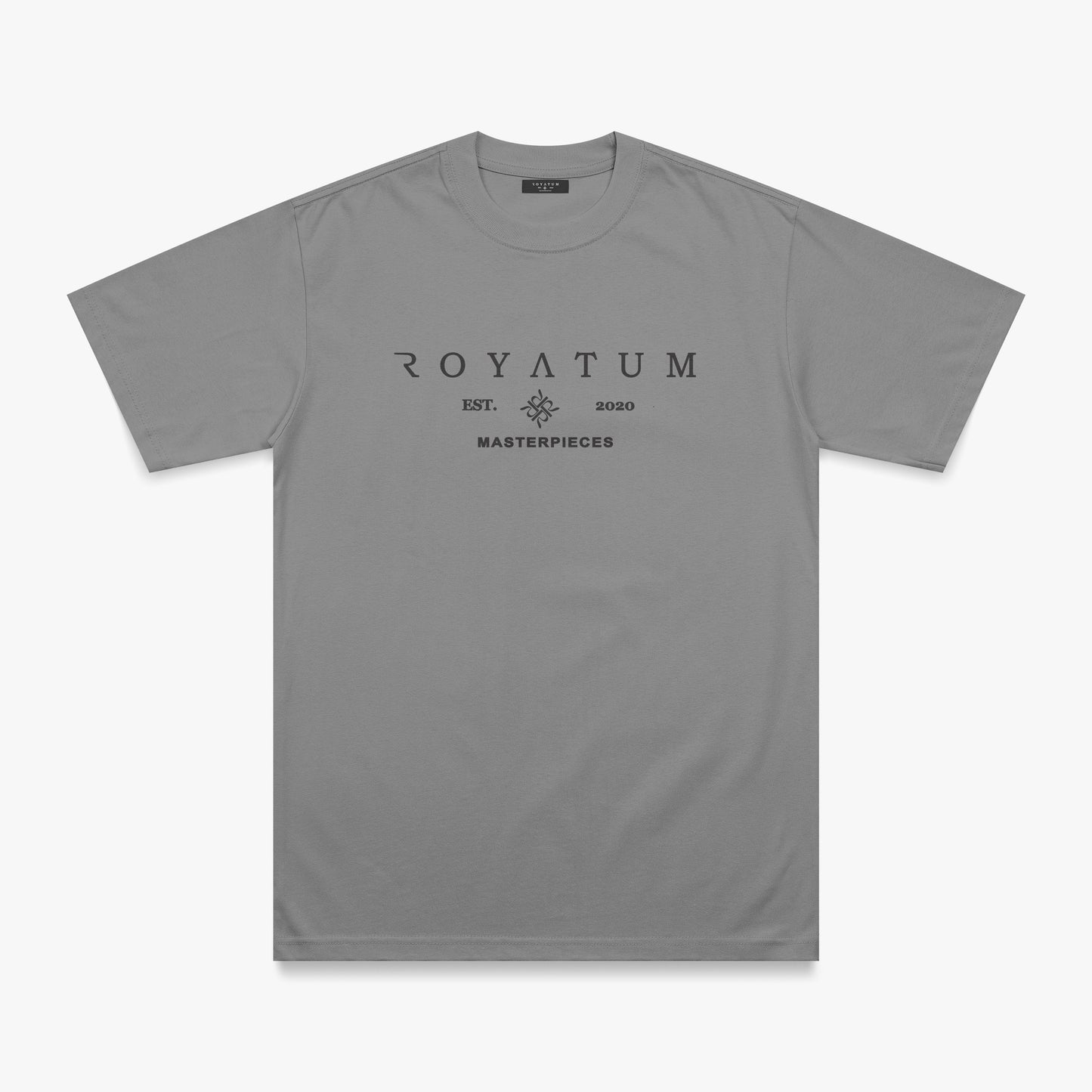 T SHIRT REFULAR FIT ROYATUM ENIGMA GRIS/NEGRO