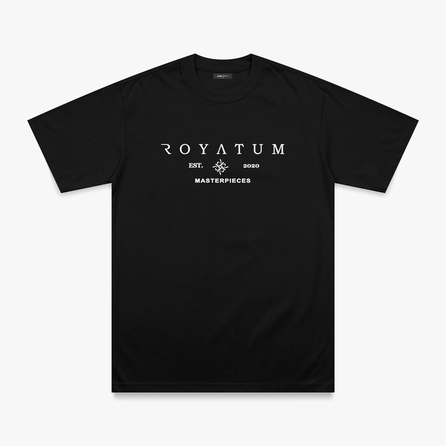 T SHIRT REFULAR FIT ROYATUM ENIGMA NEGRA/BLANCA