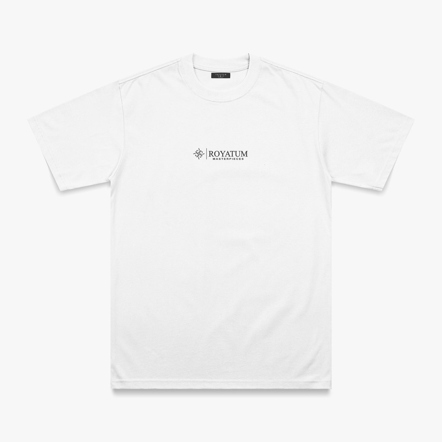 T SHIRT REFULAR FIT ROYATUM GENESIS BLANCO/NEGRO