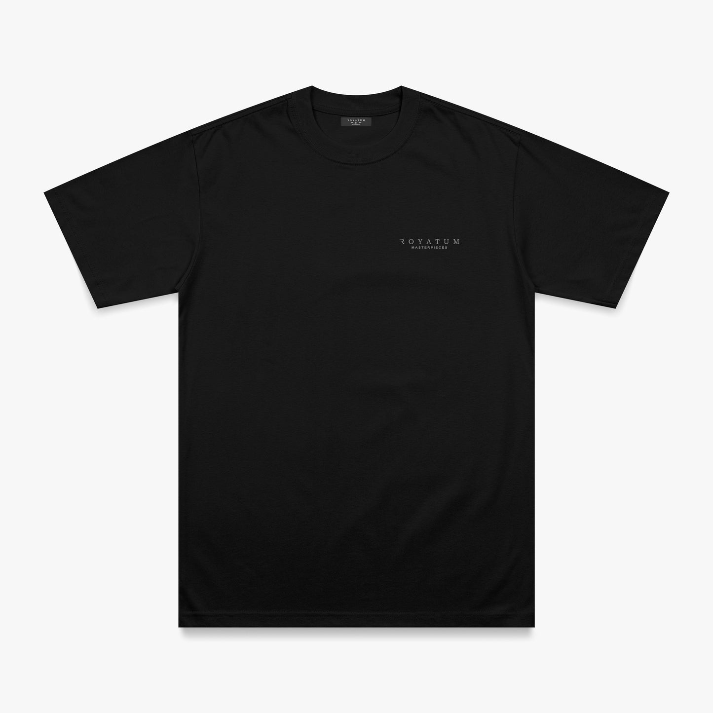 T SHIRT REFULAR FIT ROYATUM GENESIS NEGRO/GRIS